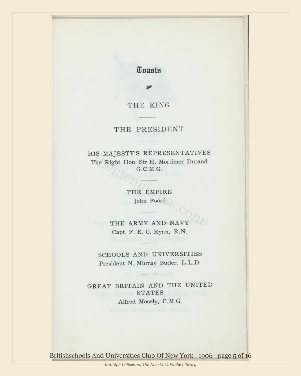 Vintage menu — page 5 of 15