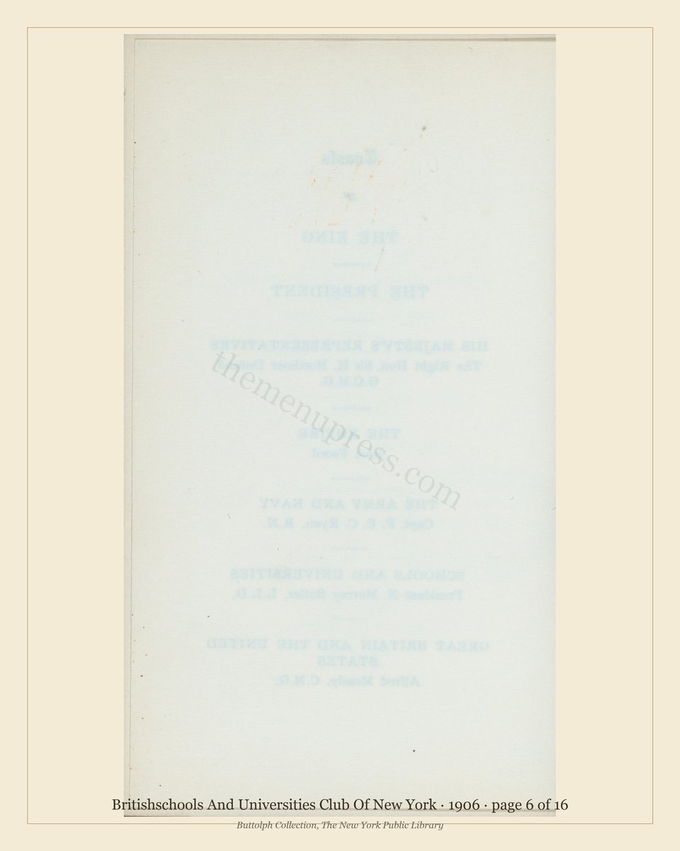 Vintage menu — page 6 of 15
