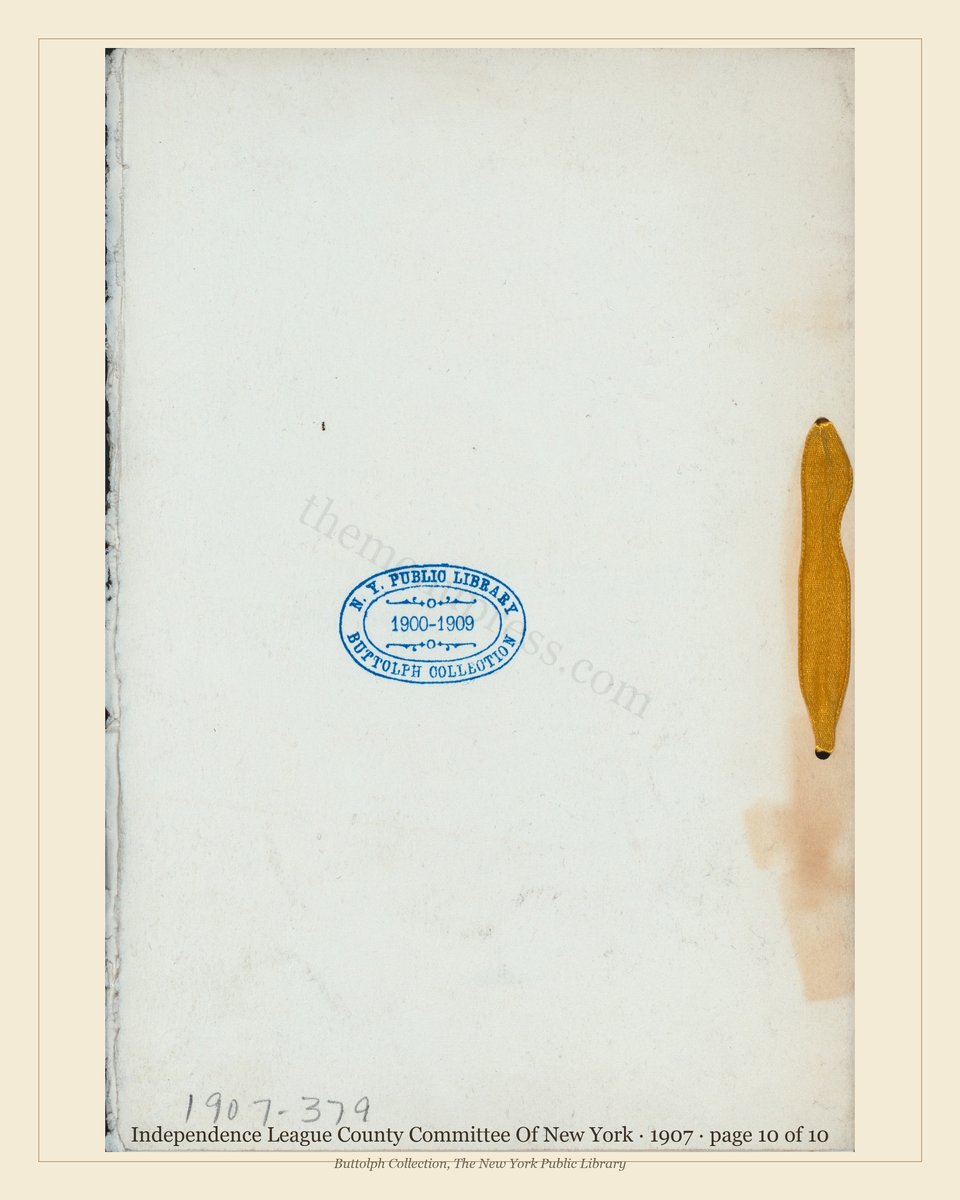 Vintage menu — page 10 of 10