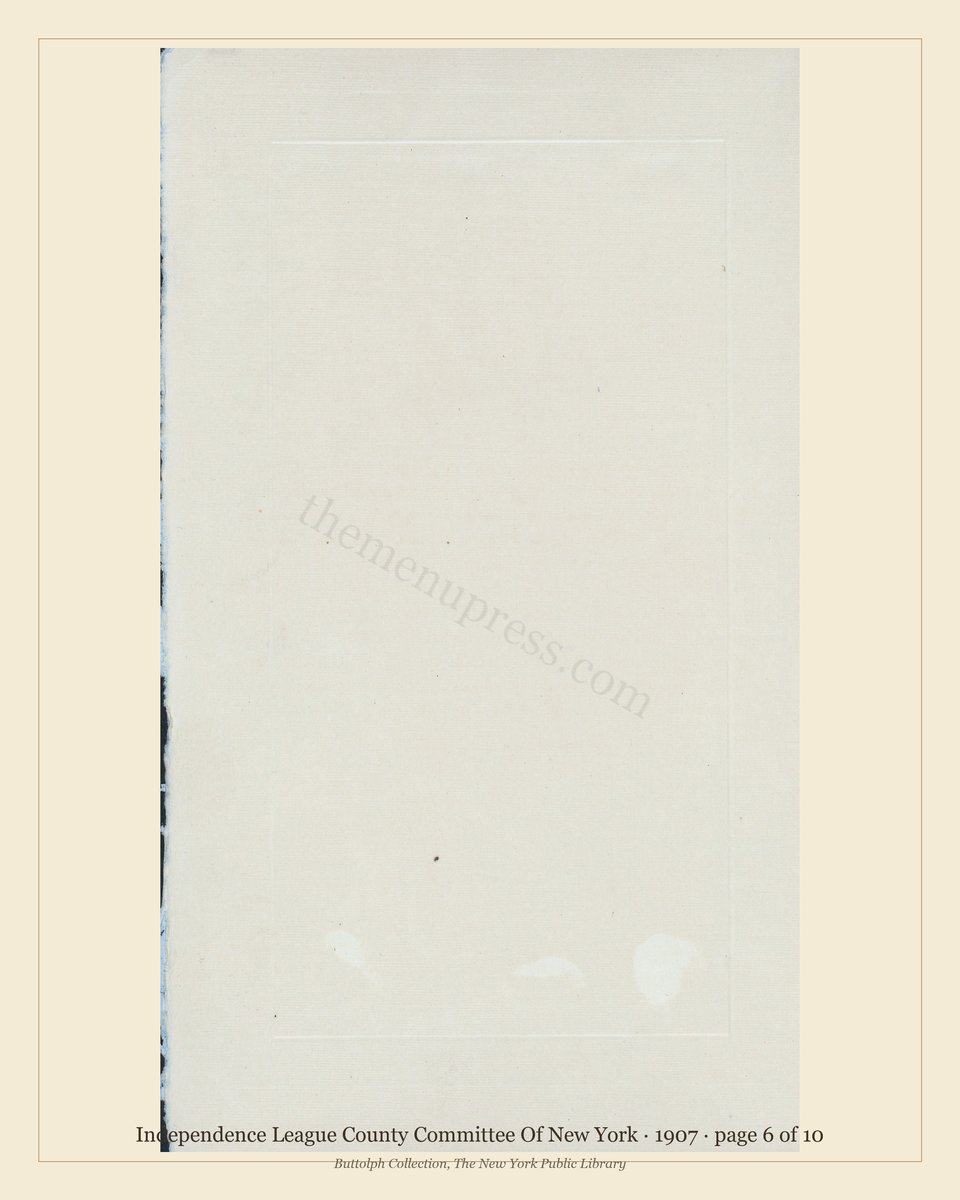 Vintage menu — page 6 of 10