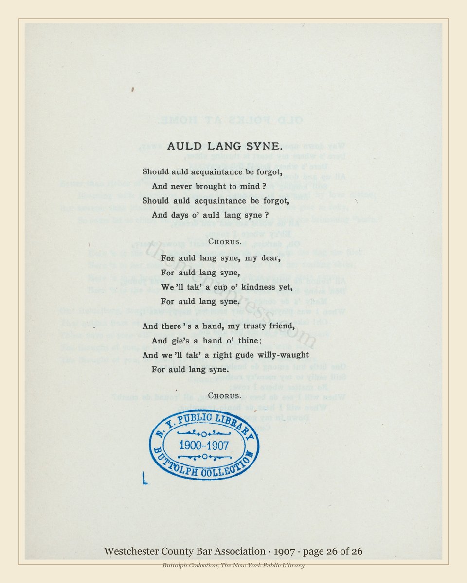 Vintage menu — page 26 of 26