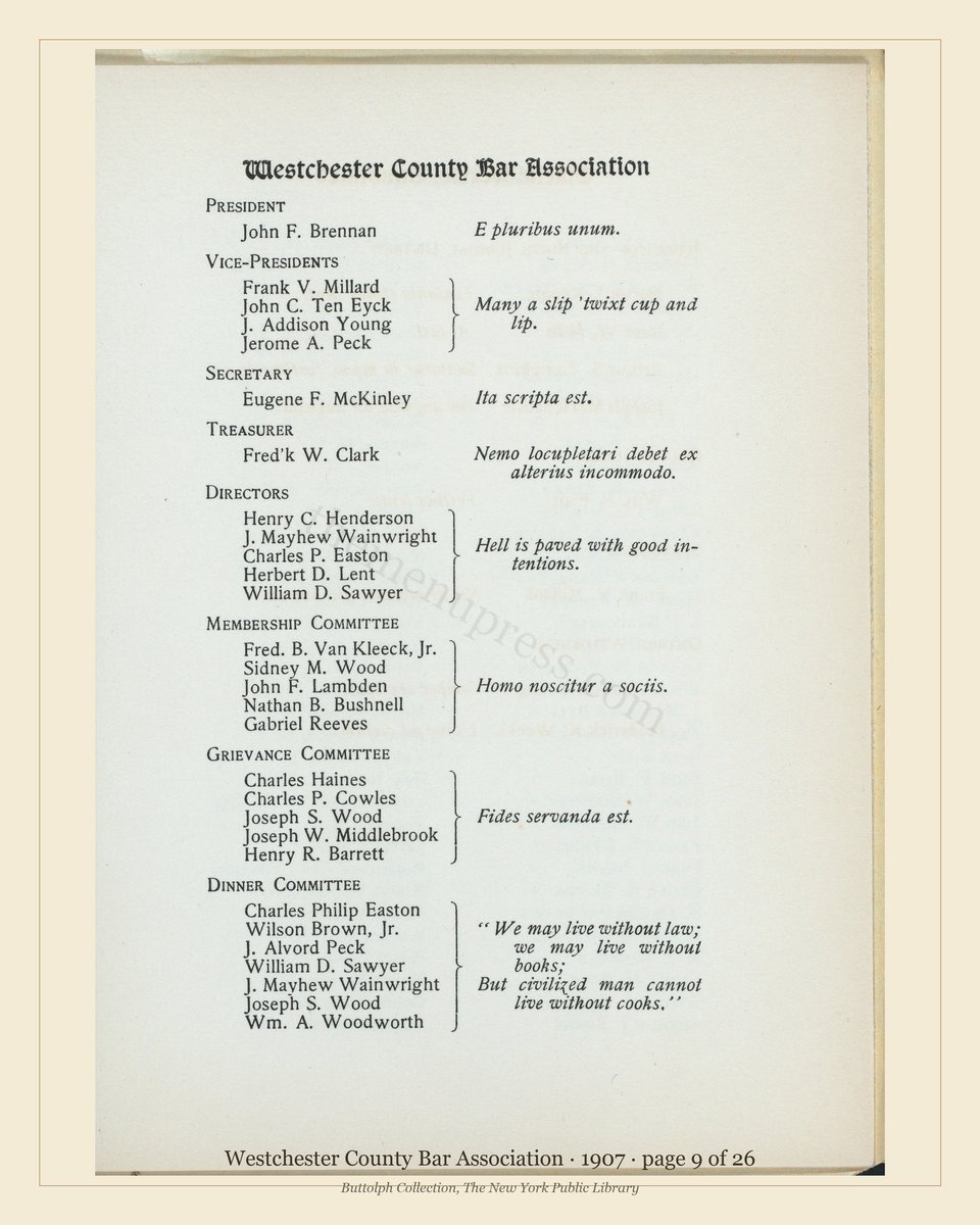 Vintage menu — page 9 of 26