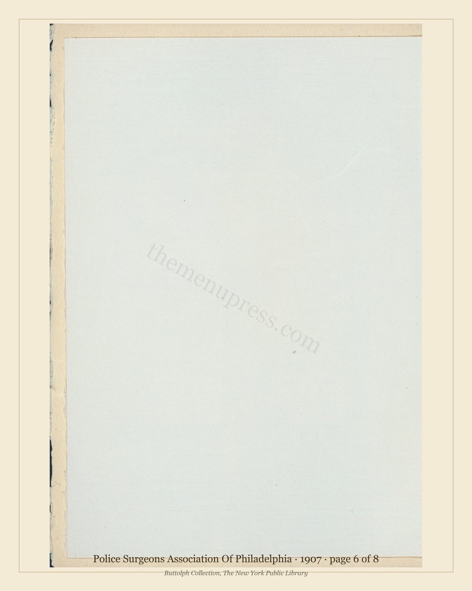 Vintage menu — page 6 of 8
