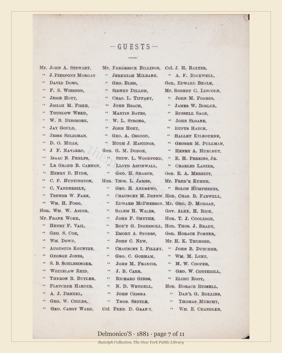 Vintage menu — page 7 of 11