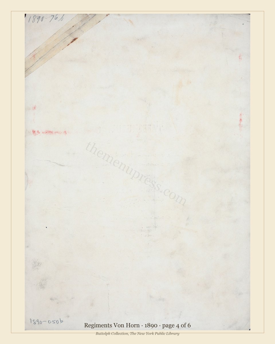 Vintage menu — page 4 of 6