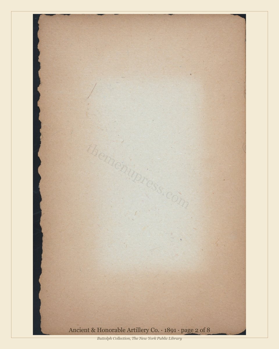 Vintage menu — page 2 of 8