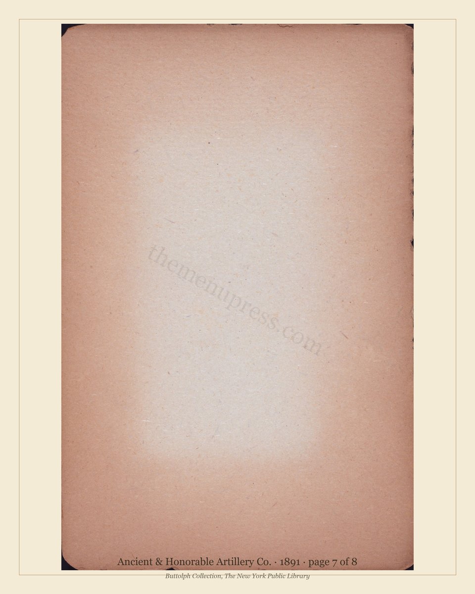 Vintage menu — page 7 of 8