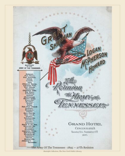 The Army Of The Tennessee · 1895 — 27Th Reunion