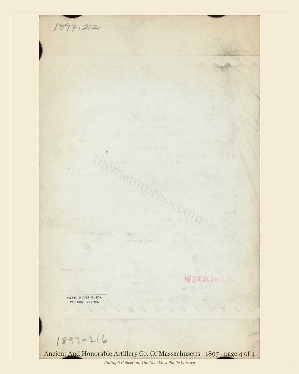 Vintage menu — page 4 of 4