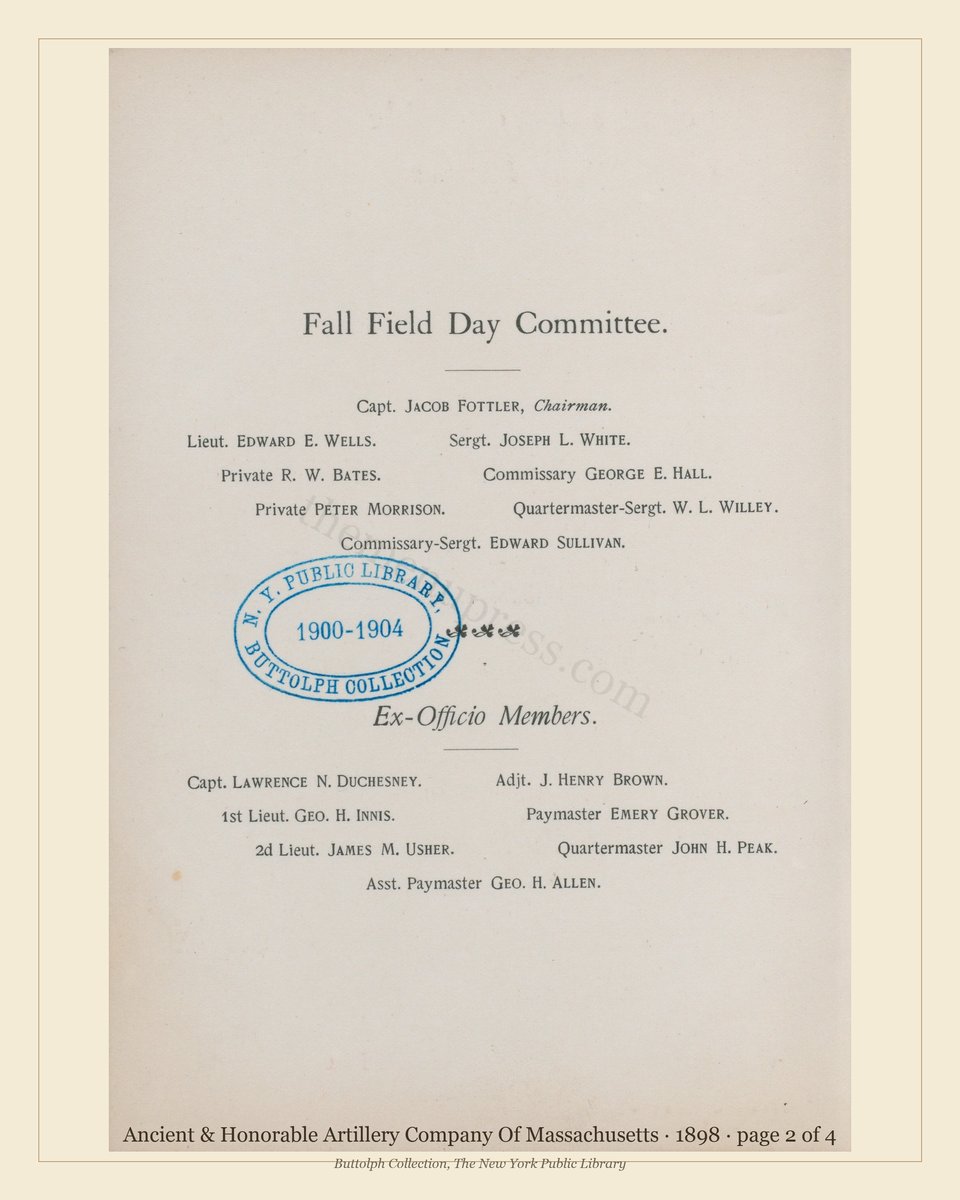 Vintage menu — page 2 of 4