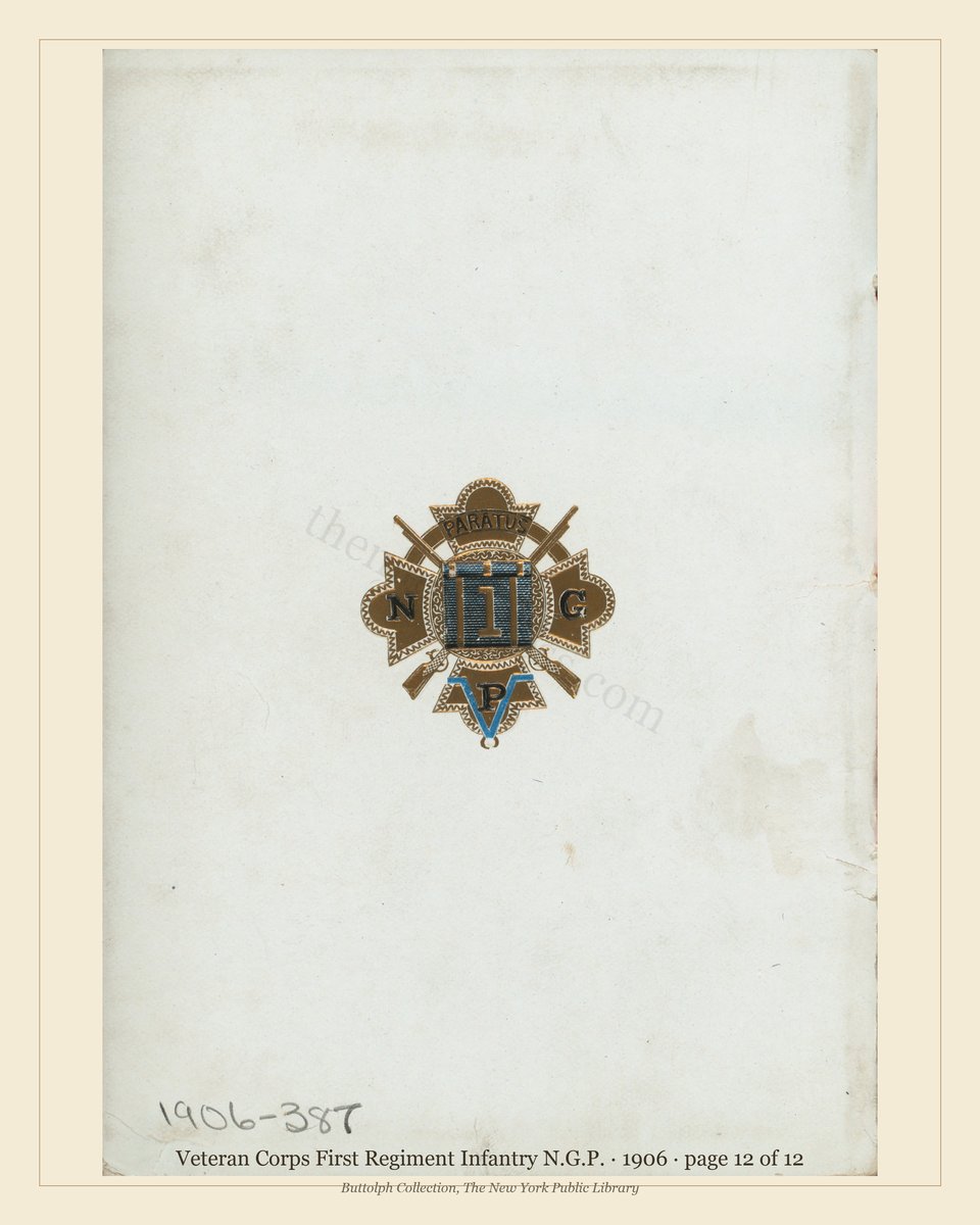 Vintage menu — page 12 of 12