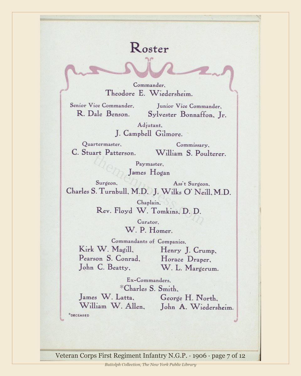 Vintage menu — page 7 of 12