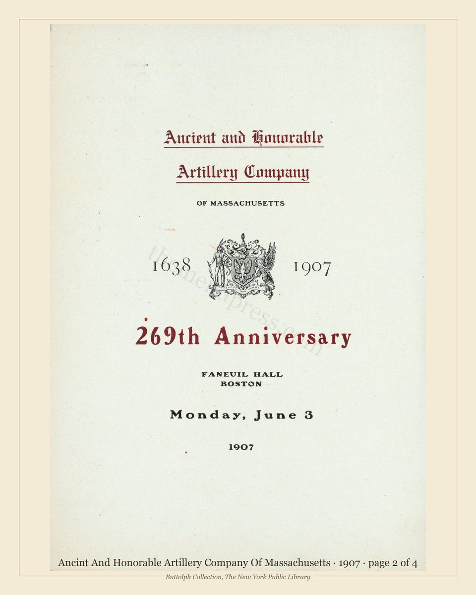 Vintage menu — page 2 of 4