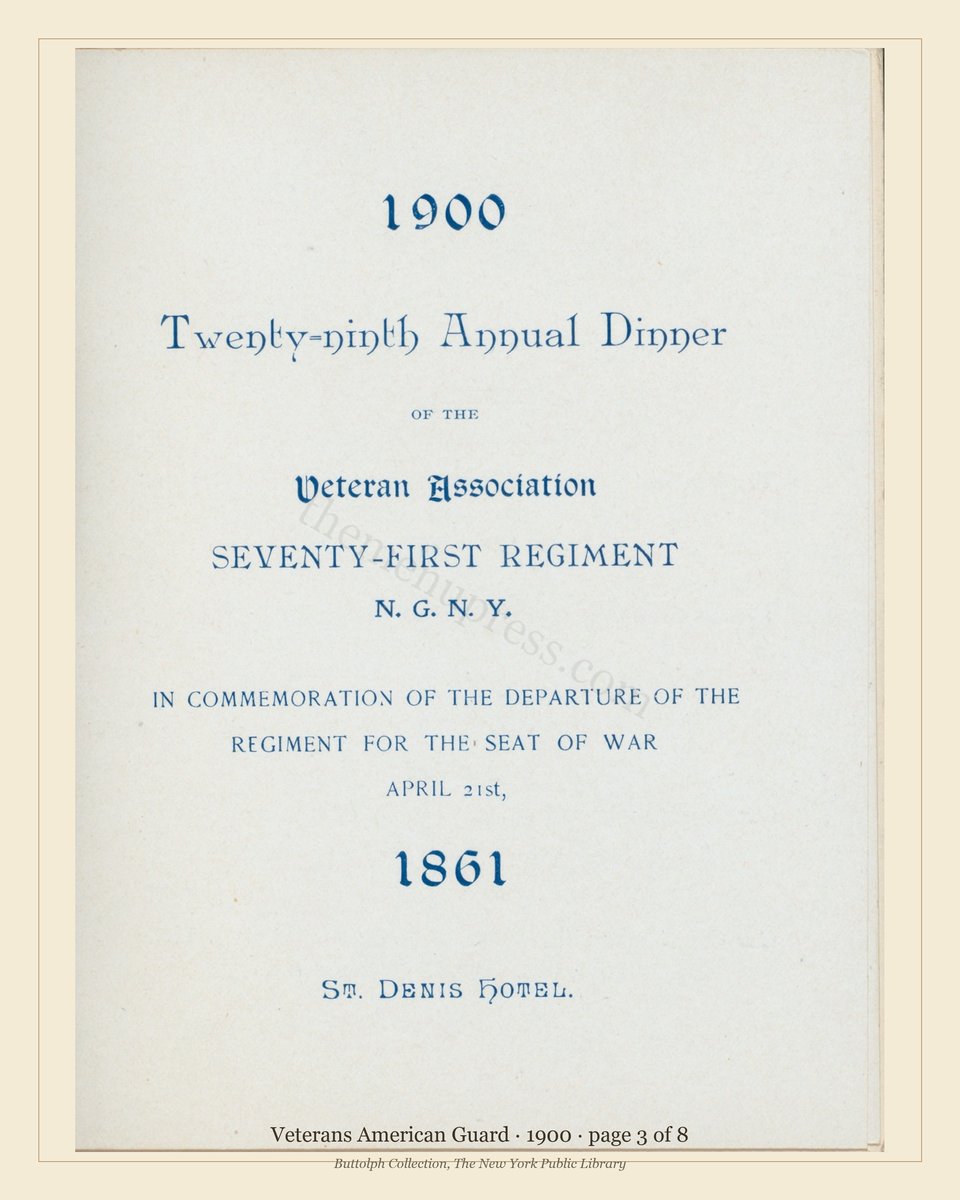 Vintage menu — page 3 of 8
