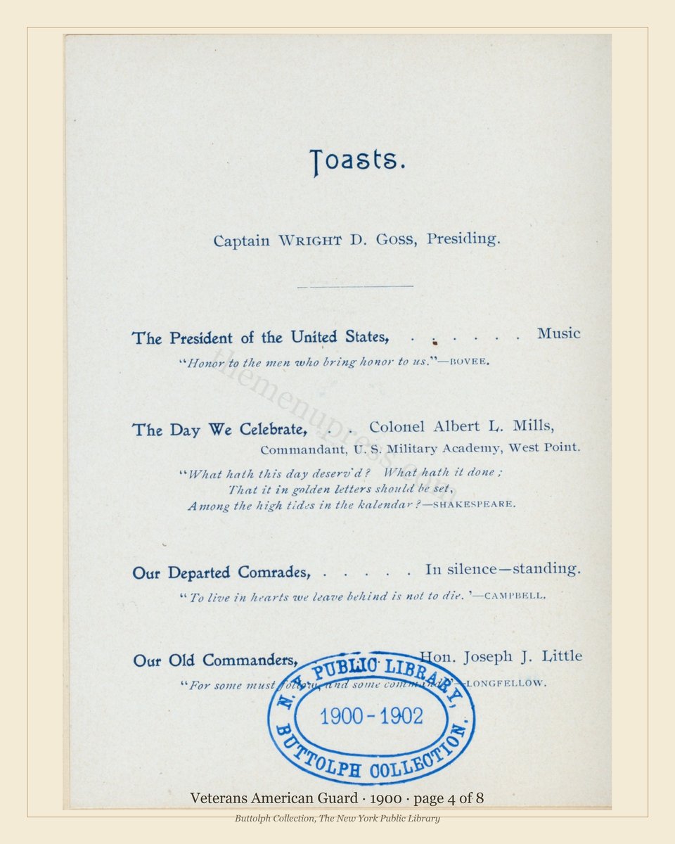 Vintage menu — page 4 of 8