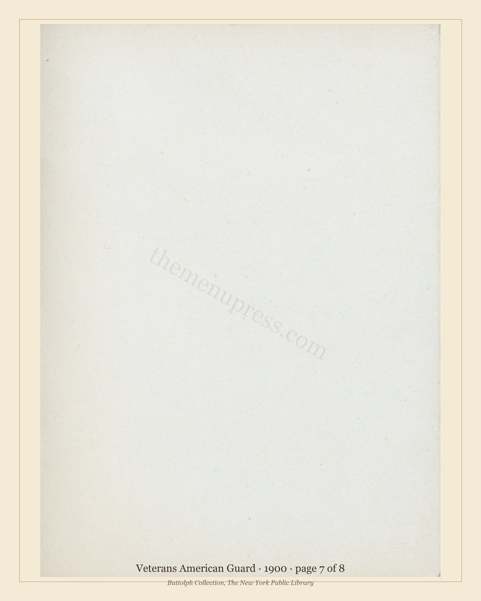 Vintage menu — page 7 of 8
