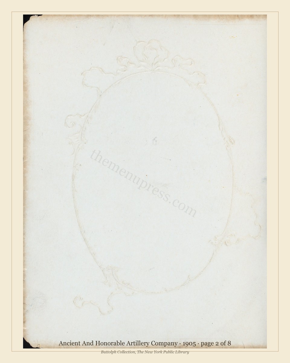 Vintage menu — page 2 of 8
