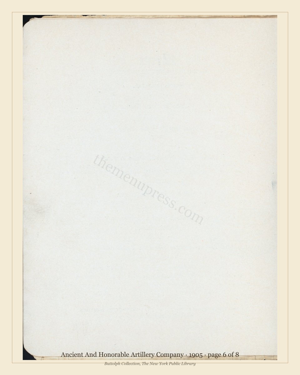 Vintage menu — page 6 of 8