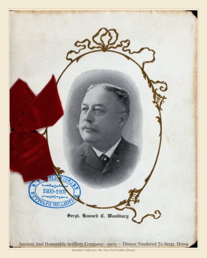 Ancient And Honorable Artillery Company · 1905 — Dinner Tendered To Sergt. Howa