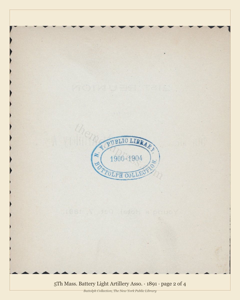 Vintage menu — page 2 of 4