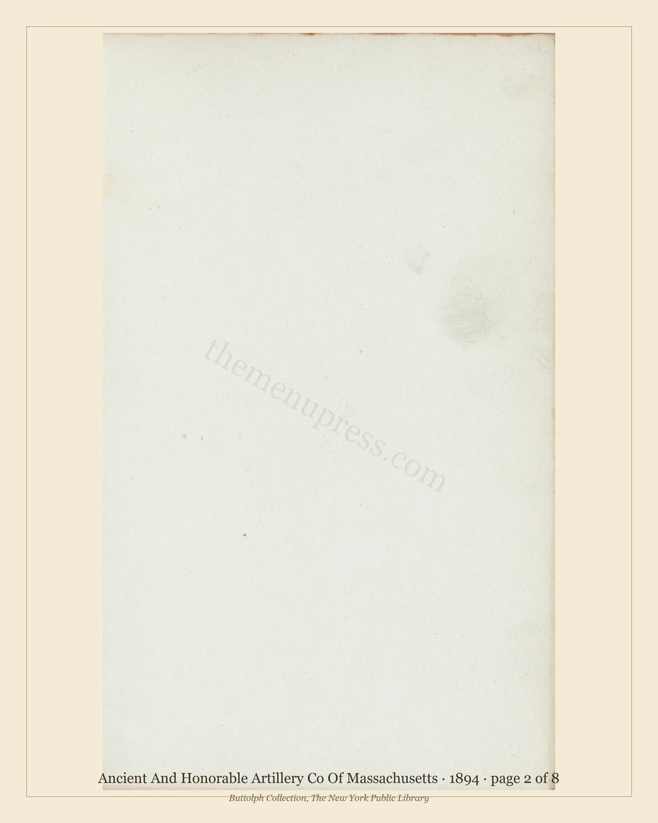 Vintage menu — page 2 of 8