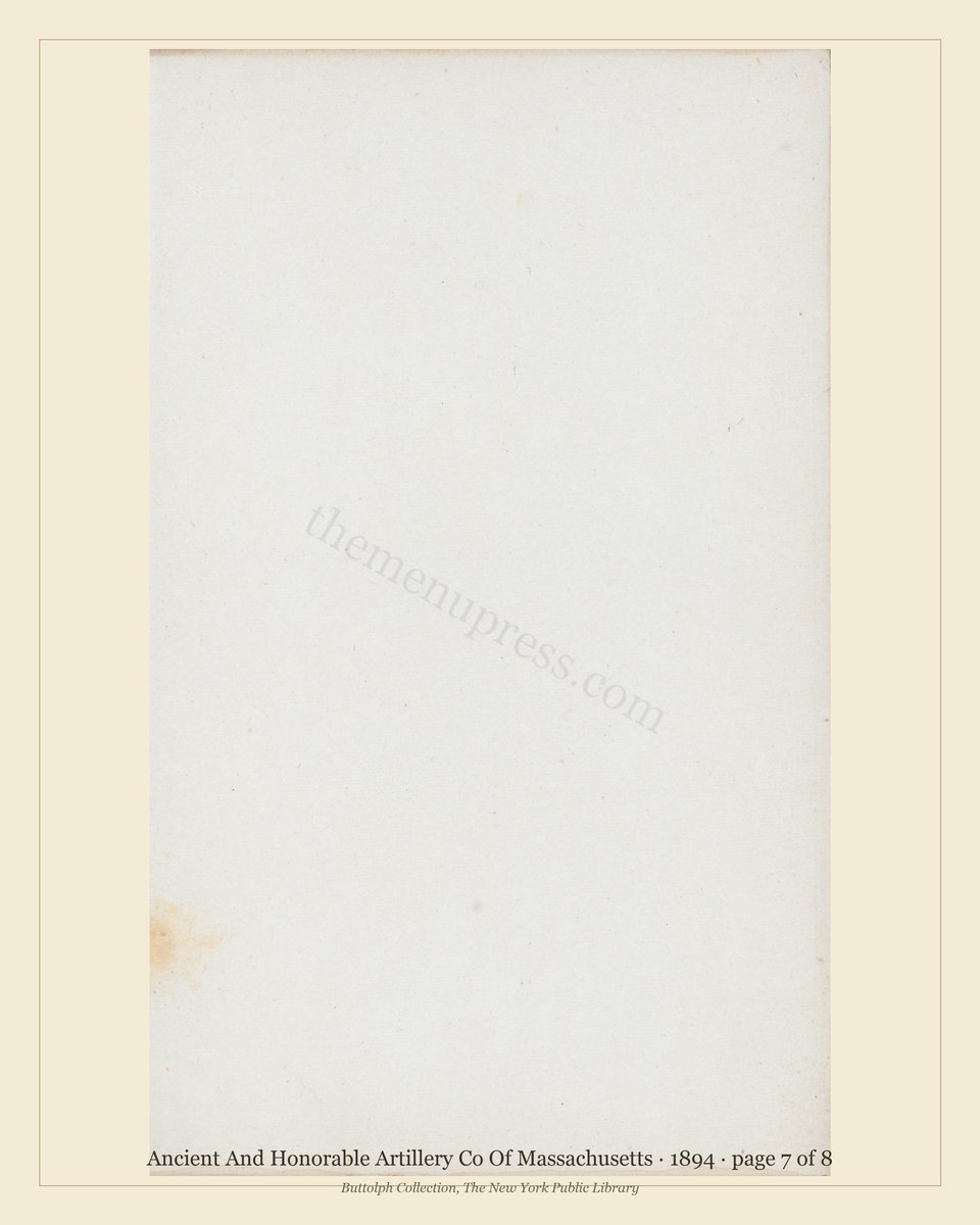 Vintage menu — page 7 of 8