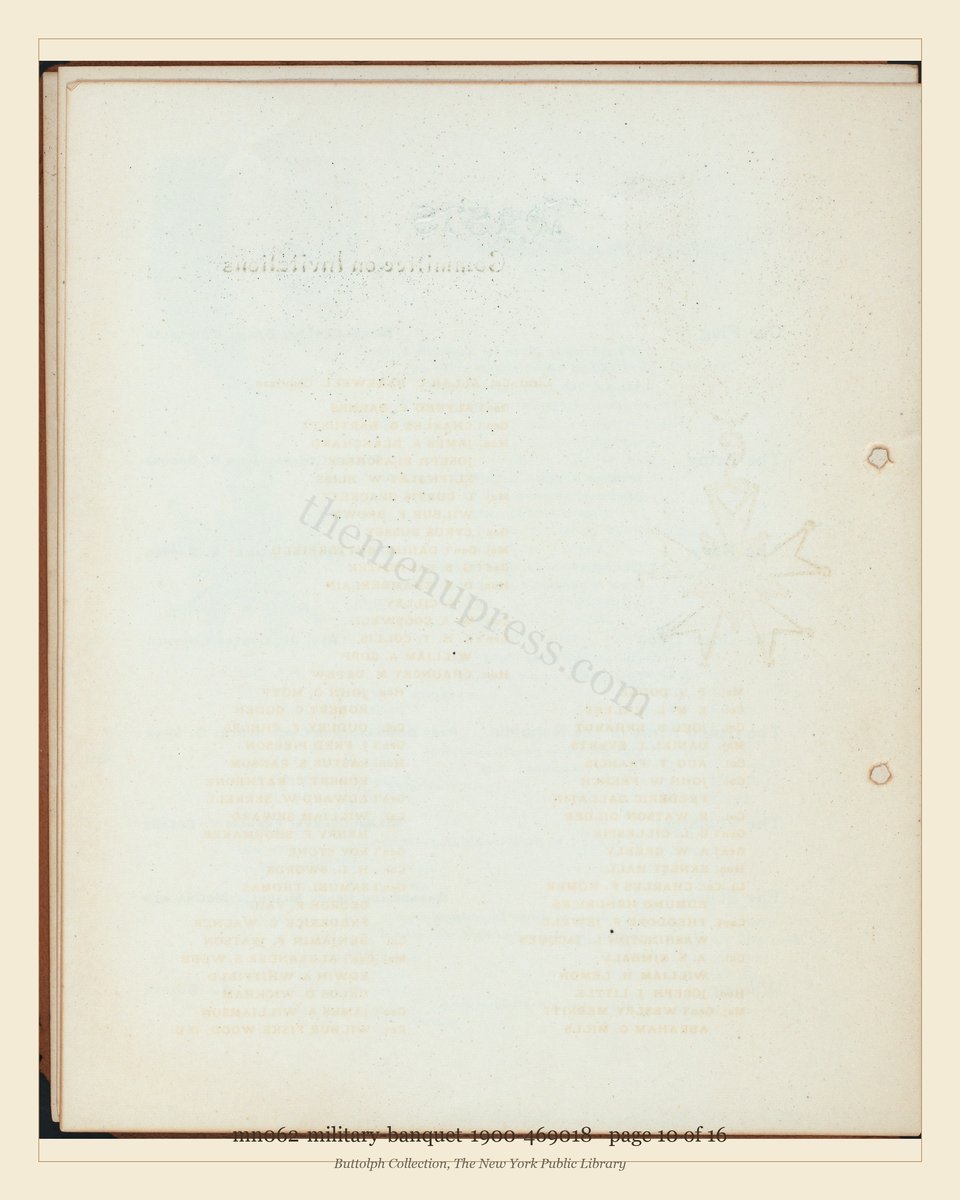 Vintage menu — page 10 of 16