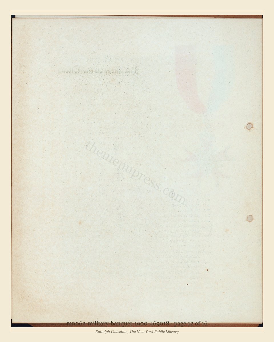 Vintage menu — page 12 of 16