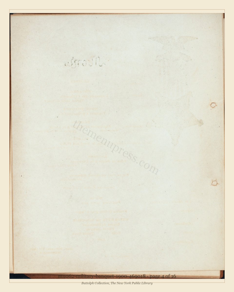 Vintage menu — page 4 of 16