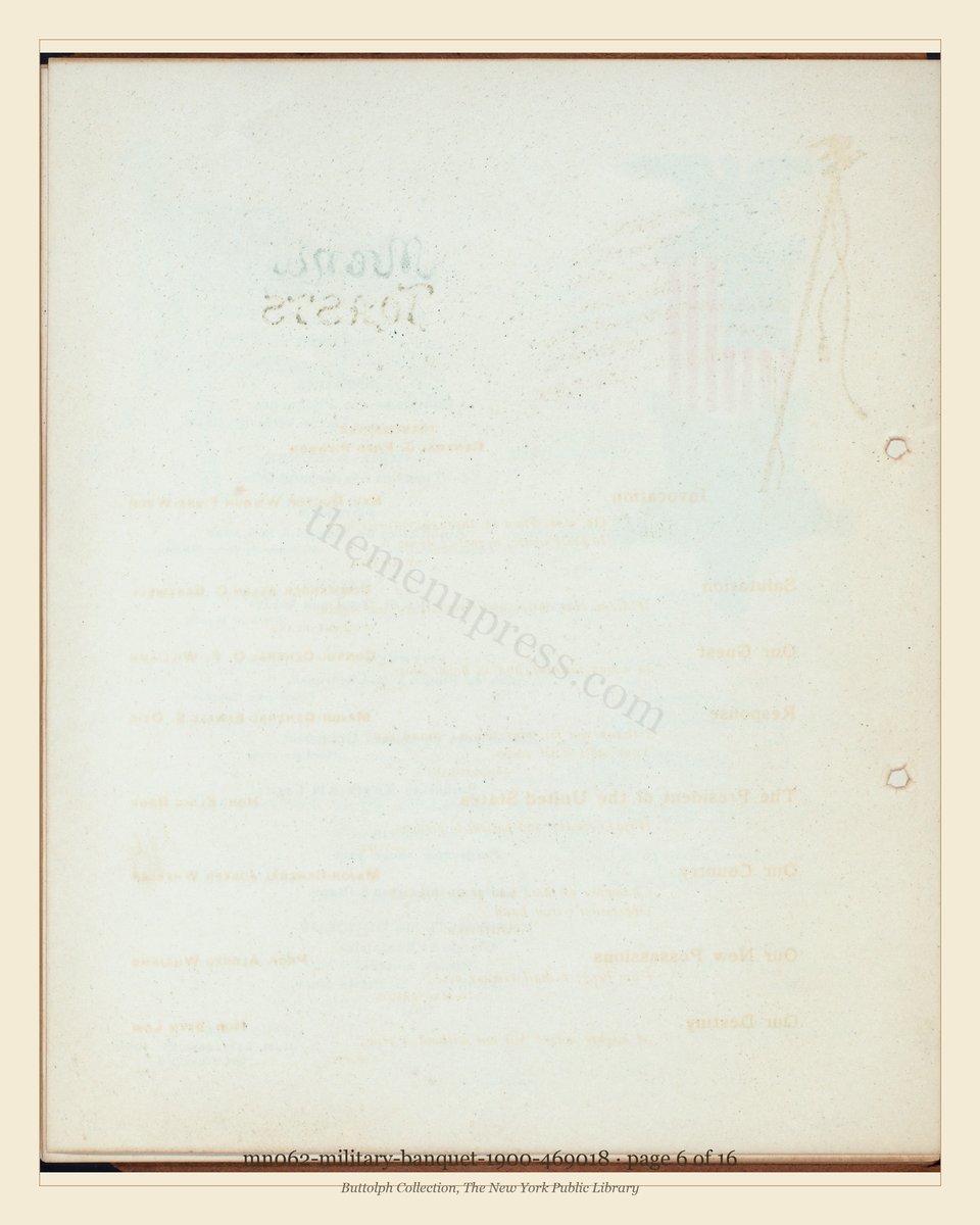 Vintage menu — page 6 of 16