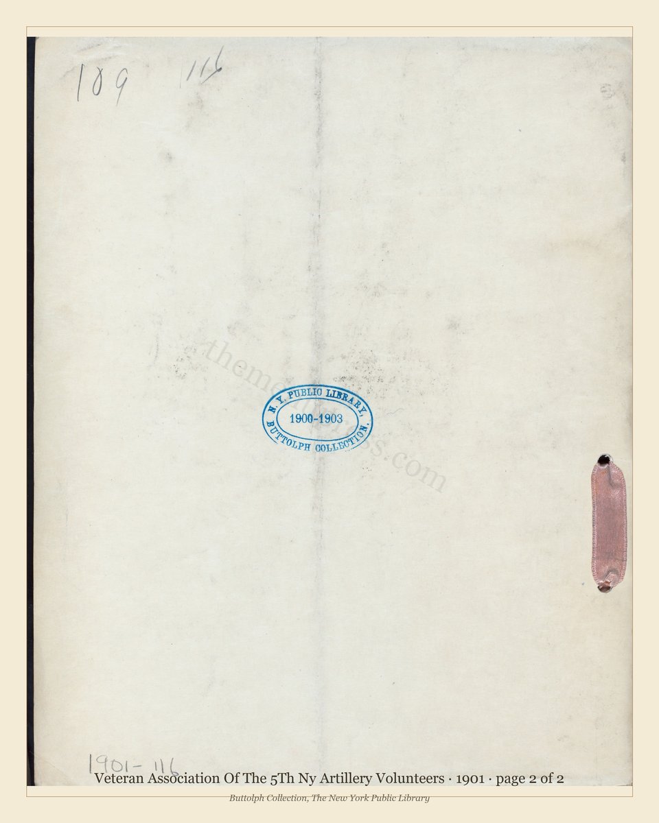 Vintage menu — page 2 of 2