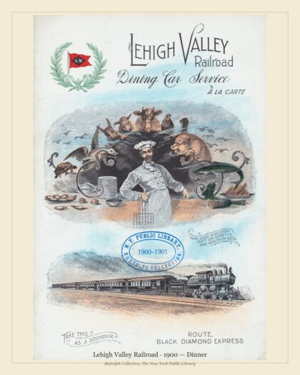 Lehigh Valley Railroad · 1900 — Dinner