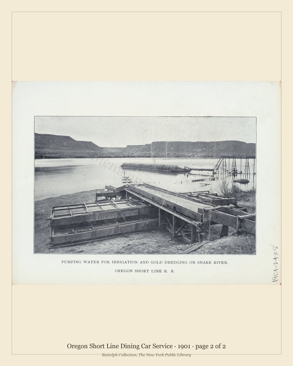 Vintage menu — page 2 of 2