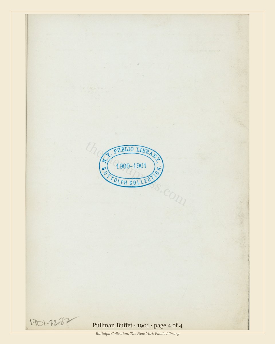 Vintage menu — page 4 of 4