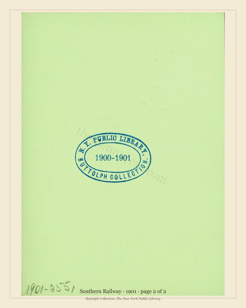 Vintage menu — page 2 of 2