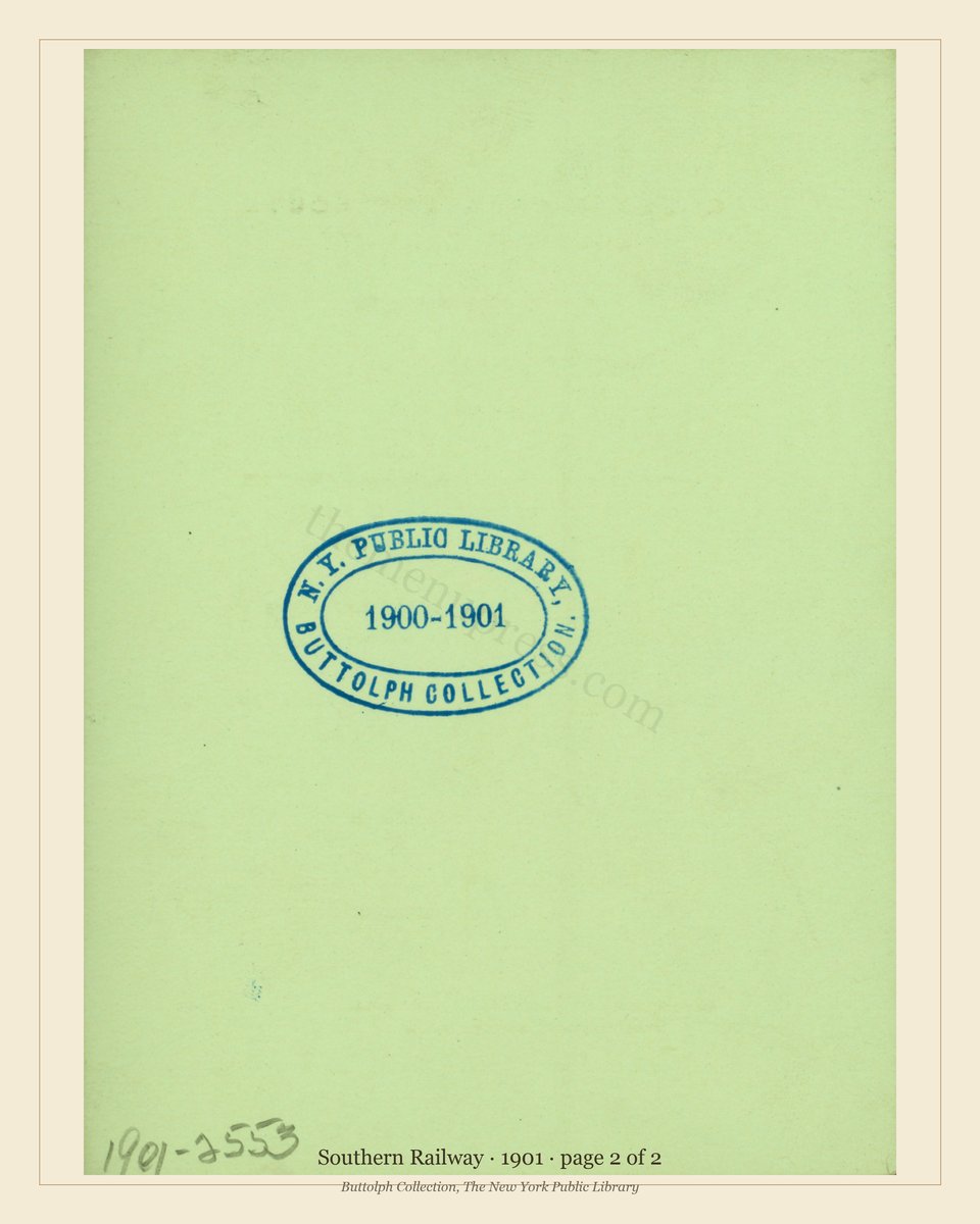 Vintage menu — page 2 of 2