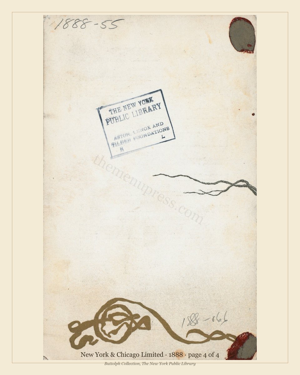 Vintage menu — page 4 of 4