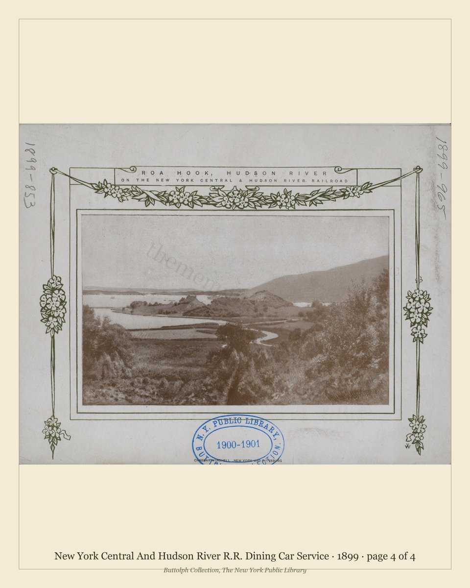 Vintage menu — page 4 of 4