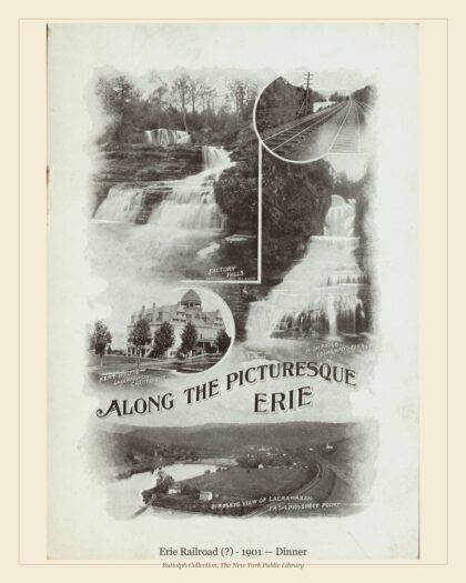 Erie Railroad (?) · 1901 — Dinner