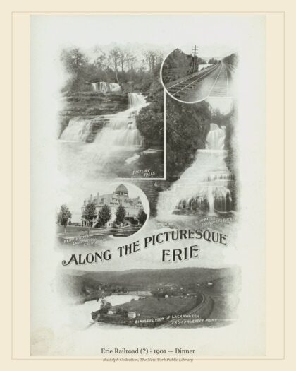 Erie Railroad (?) · 1901 — Dinner
