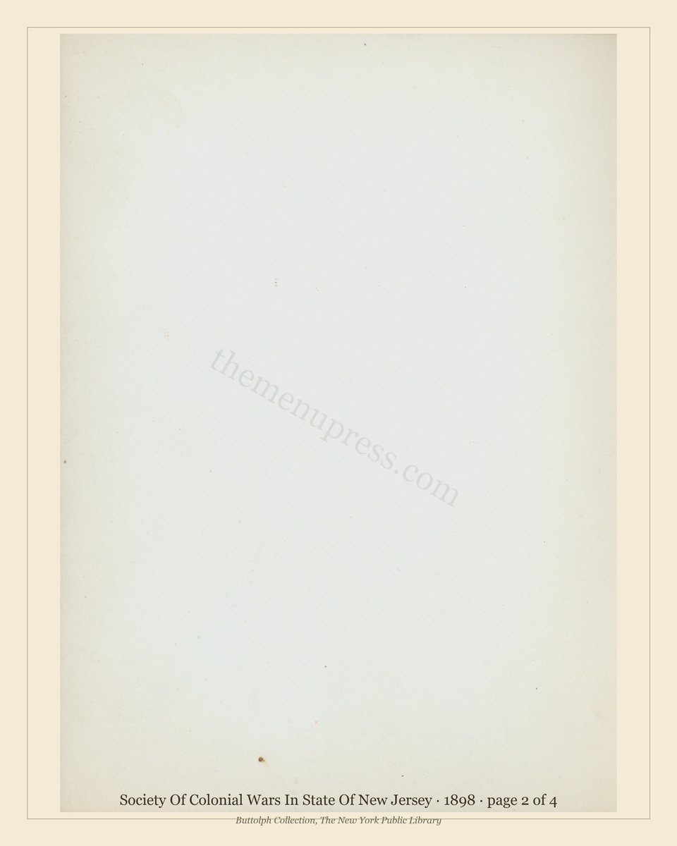 Vintage menu — page 2 of 4