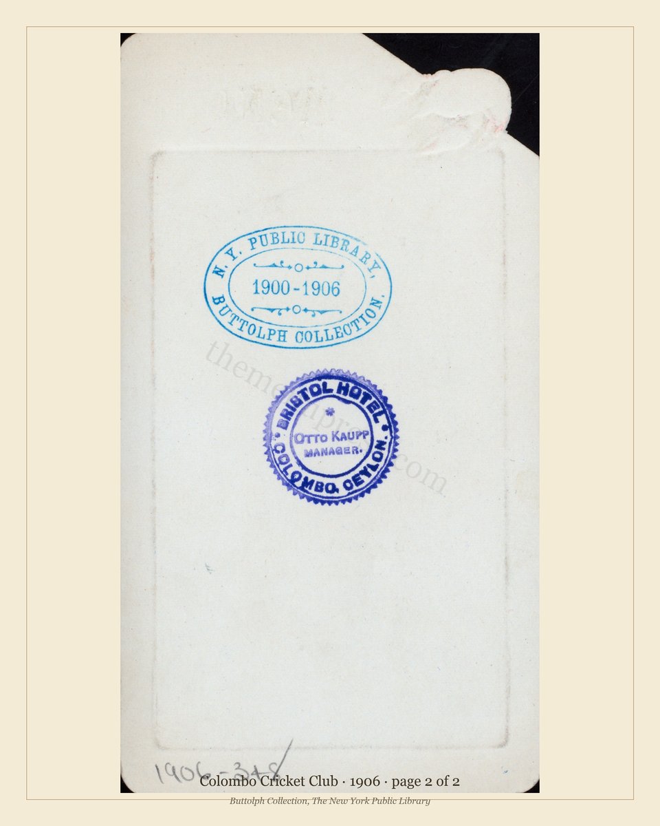 Vintage menu — page 2 of 2