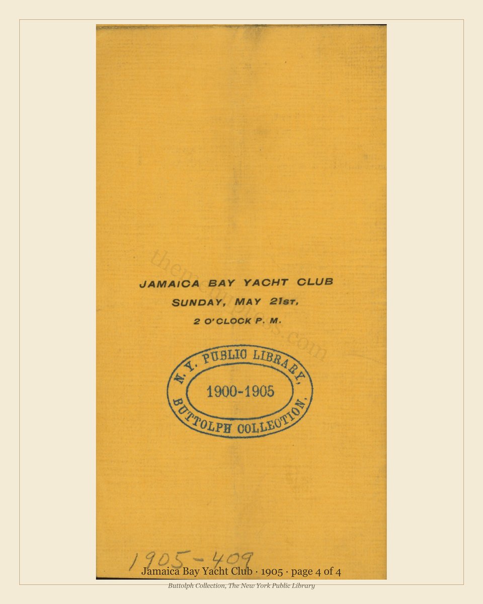Vintage menu — page 4 of 4