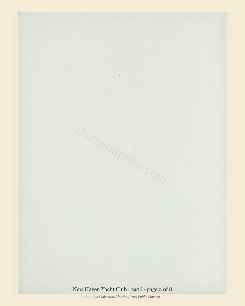 Vintage menu — page 2 of 8