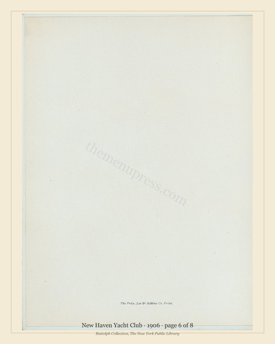 Vintage menu — page 6 of 8