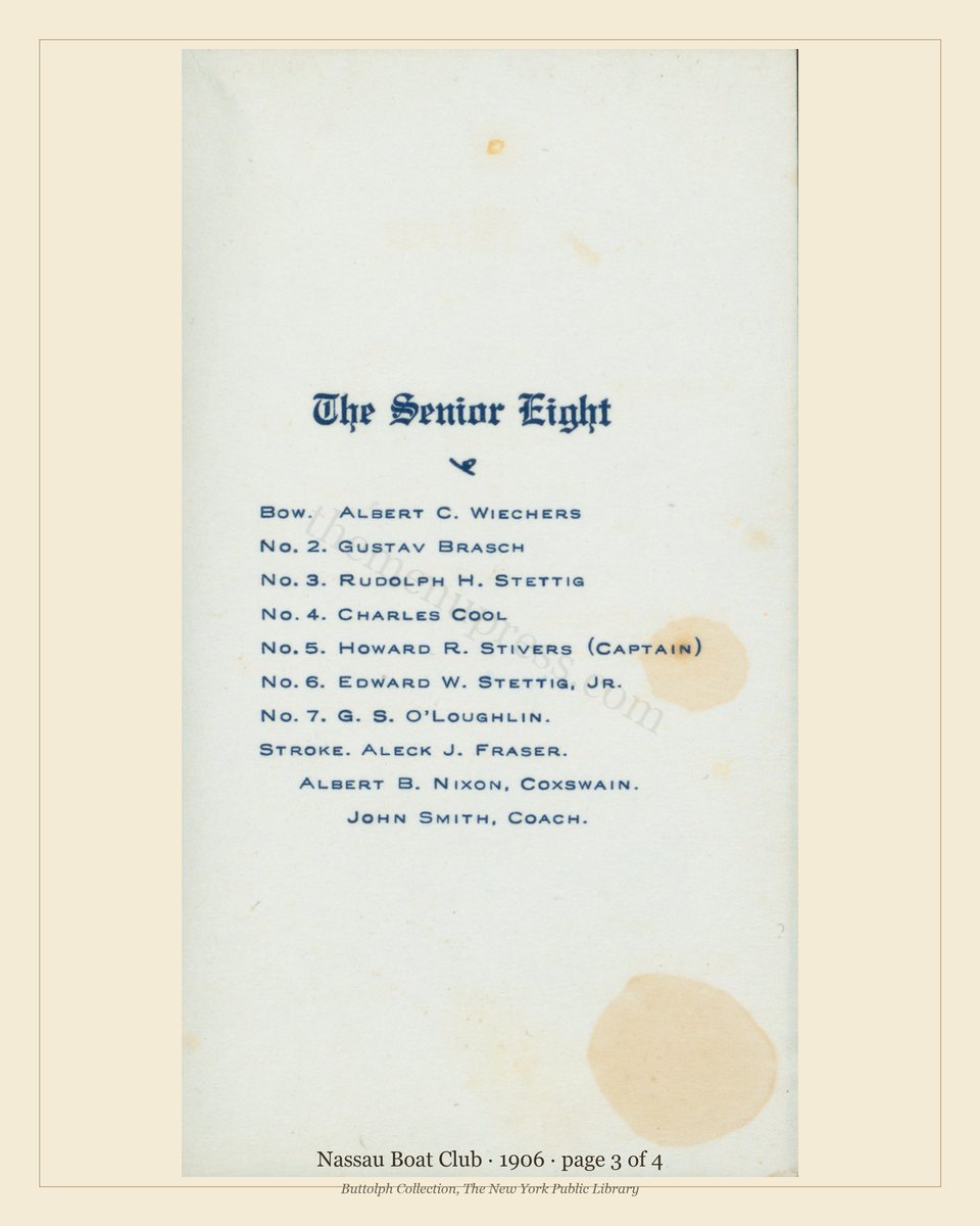 Vintage menu — page 3 of 4