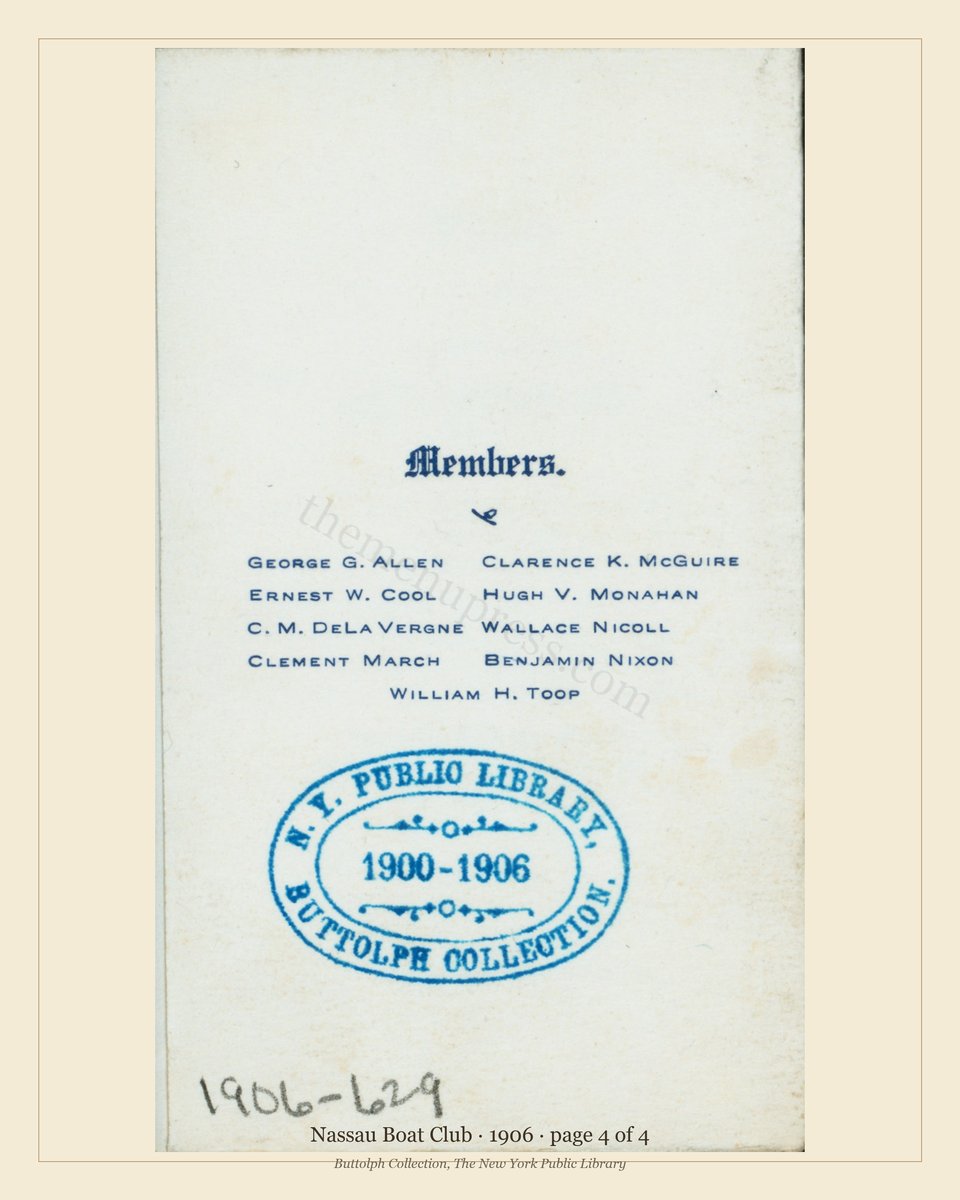 Vintage menu — page 4 of 4