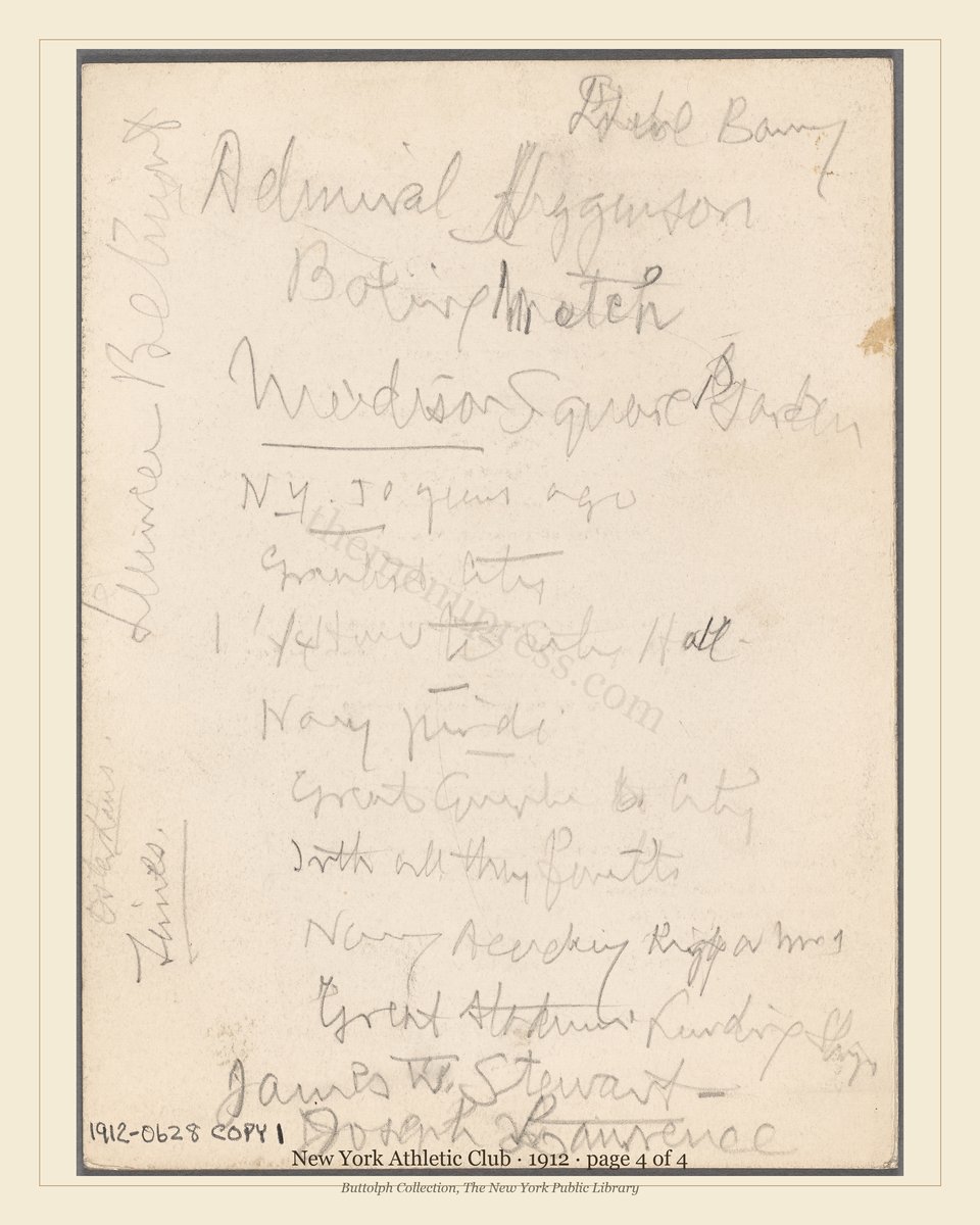 Vintage menu — page 4 of 4