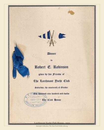 Larchmont Yacht Club House · 1912