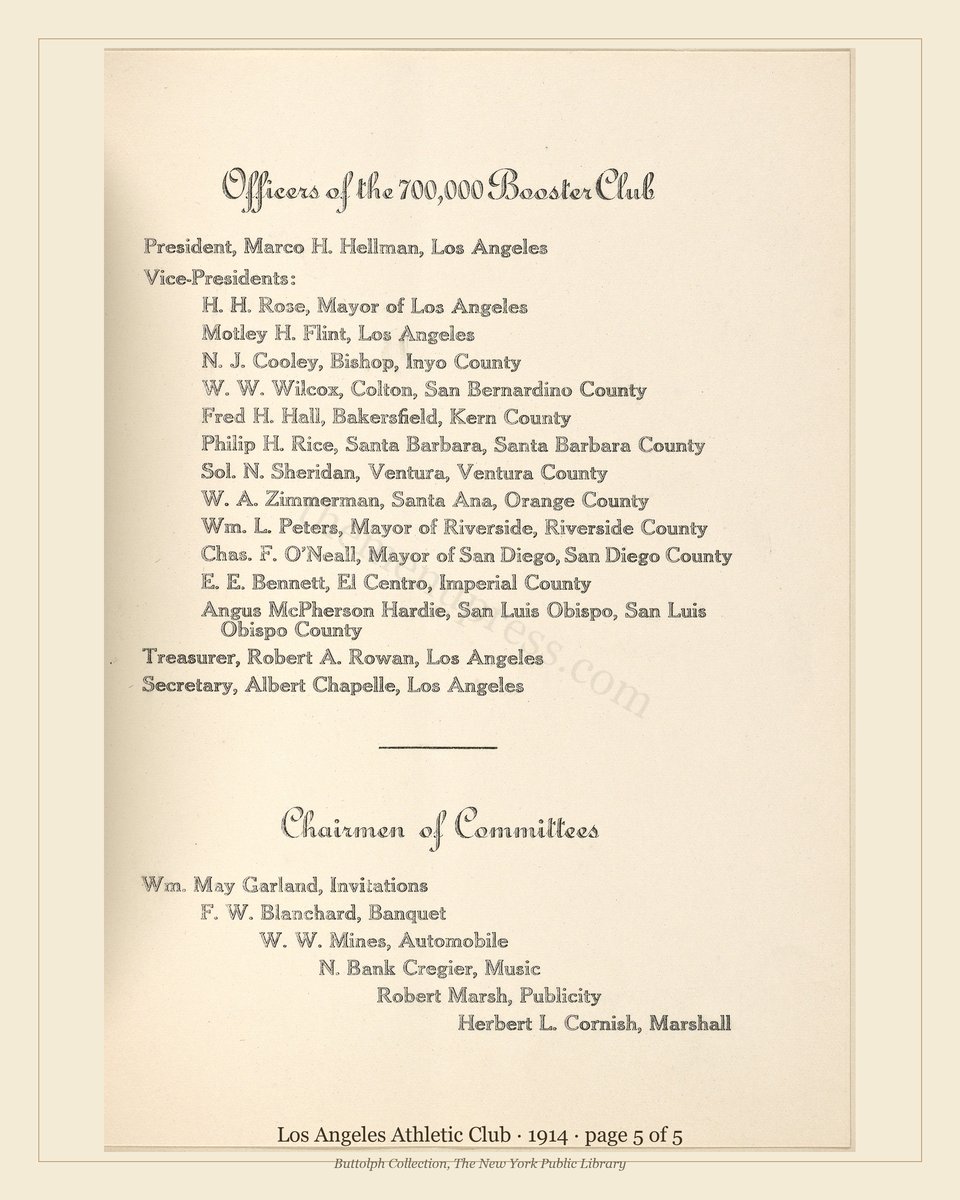 Vintage menu — page 5 of 5